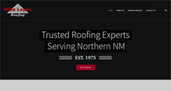 Desktop Screenshot of mikelopezroofing.com
